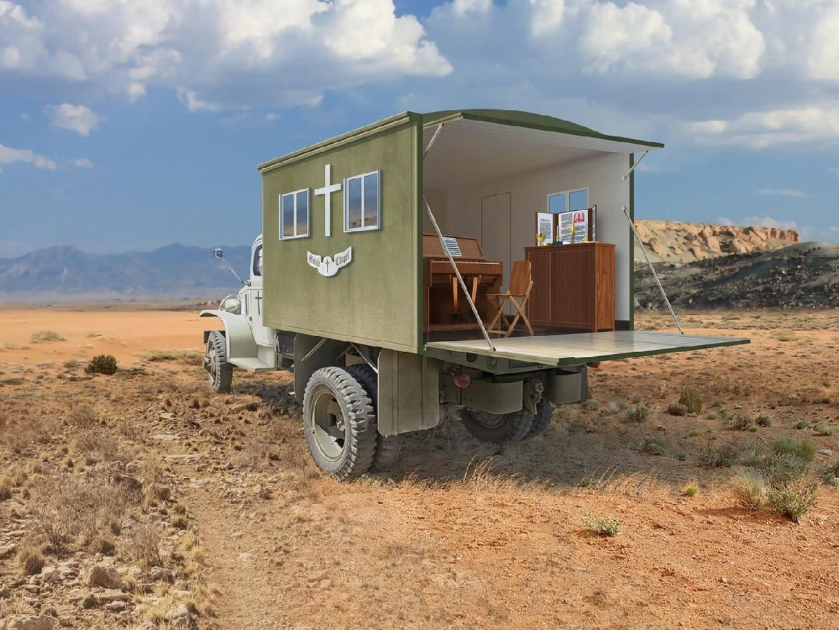 Icm Wwii British Army Mobile Chapel With Accessories