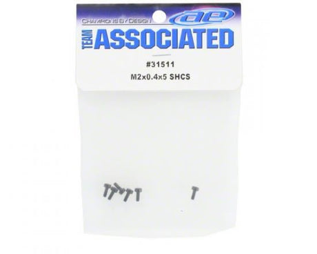 Team Associated M2 X 0.4 X 5 SHCS Screws (10)