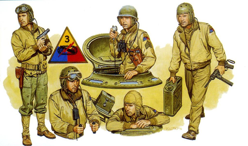 Dragon Us Tank Crew(Nw Europe '44)