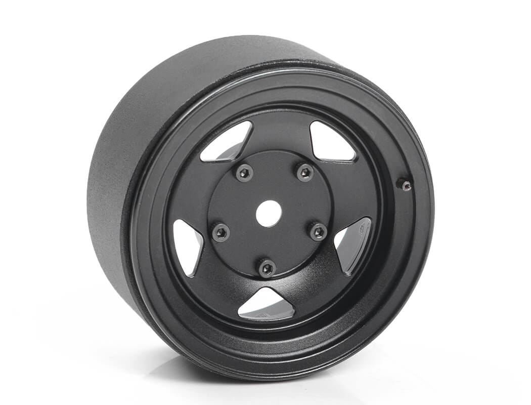 RC4WD SEREN 2.2 BEADLOCK WHEELS W/ CENTER CAPS (BLACK)