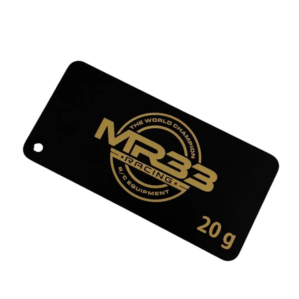 Mr33 Brass Battery Weight Plate Short 20G