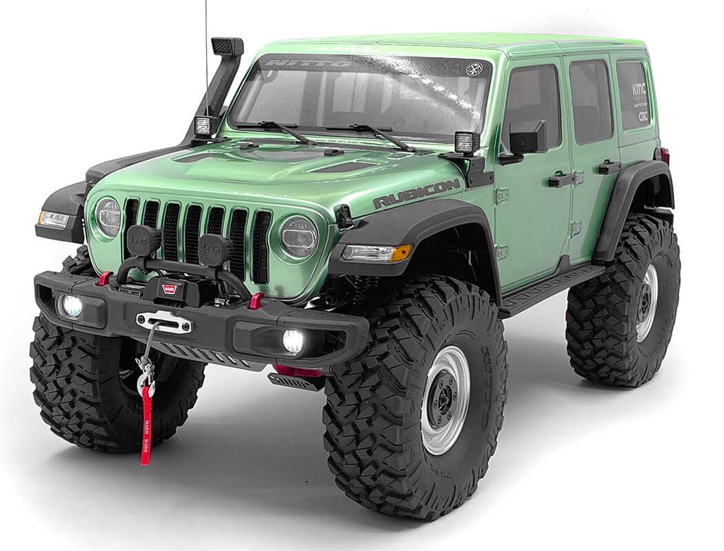 RC4WD OEM WIDE FRONT WINCH BUMPER W/ STEERING GUARD FOR AXIAL 1/10 SCX10 III JEEP (GLADIATOR/WRANGLE