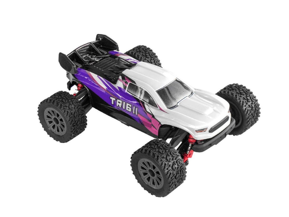 Pd Racing Tr16Ii Brushed Rc Truggy (Purple, Pink & White)