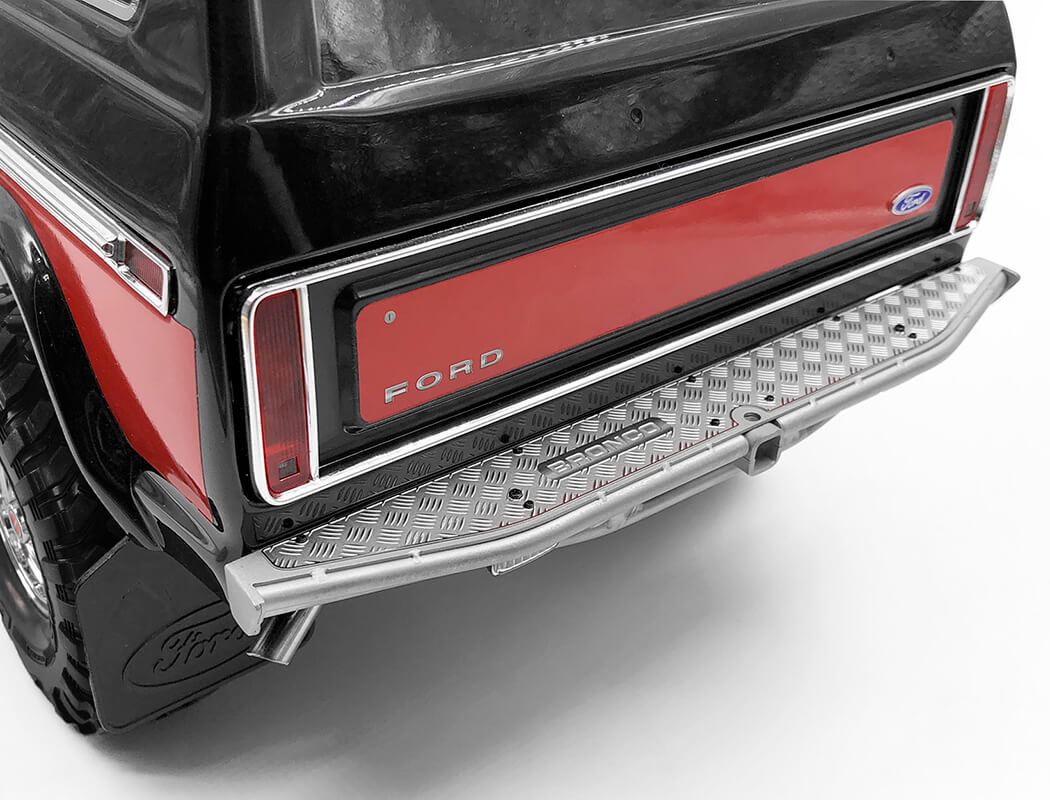 RC4WD KS REAR BUMPER FOR TRAXXAS TRX-4 '79 BRONCO RANGER XLT (SILVER)