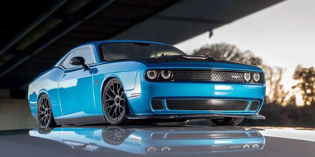 Kyosho Fazer Fz02 (L) Dodge Challenger Srt 2015 Blue 1:10 Readyset