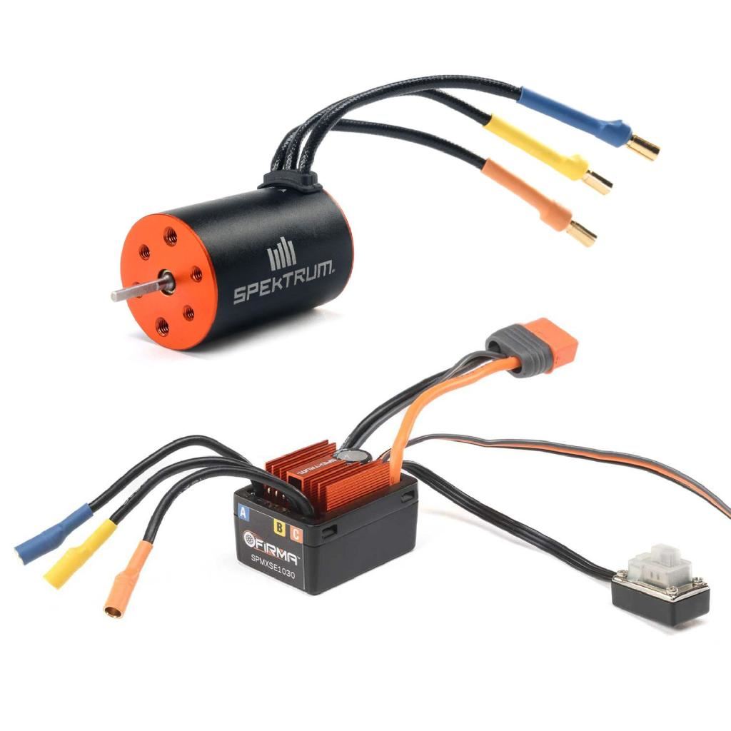 Spektrum Firma 30A Brushless Smart Esc / 4500Kv Motor Combo: Minis