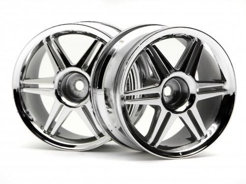 HPI 12 Spoke Corsa Wheel Chrome 26mm (3mm Offset)