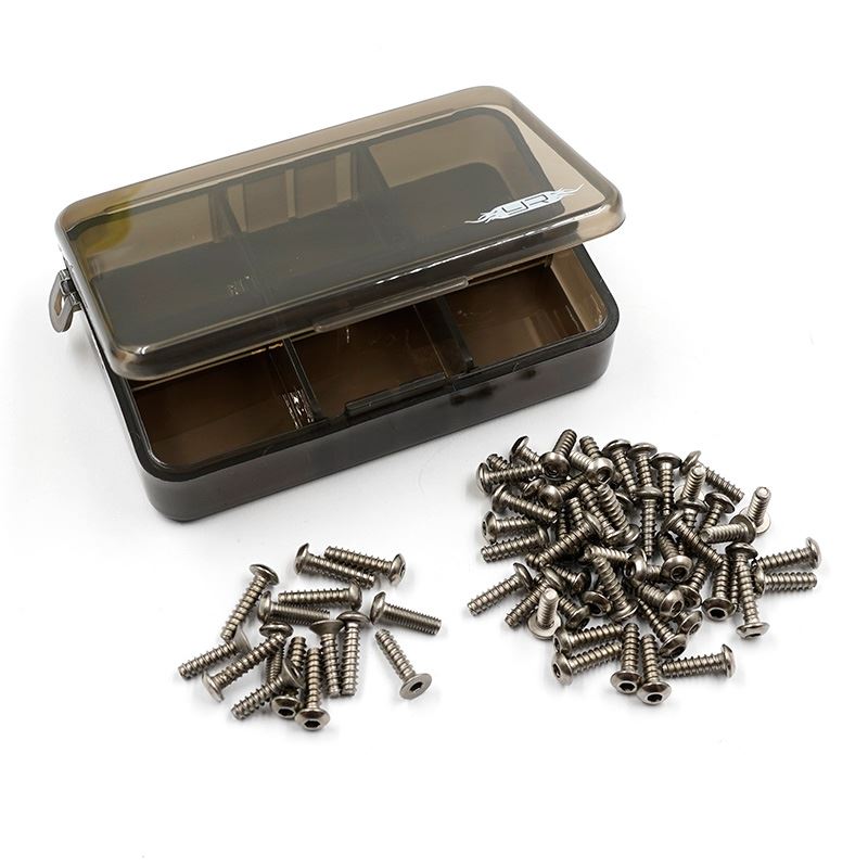Yeah Racing Titanium Screw Assorted Set w/Box For Tamiya MB-01