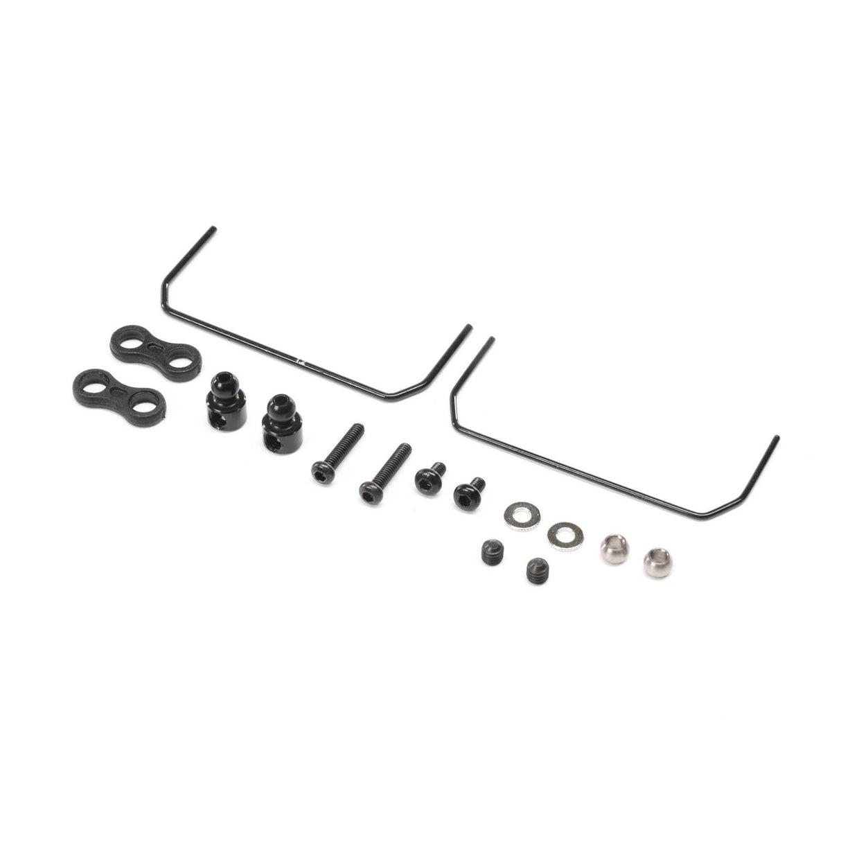 Losi Front Sway Bar Set: Mini-B, BL