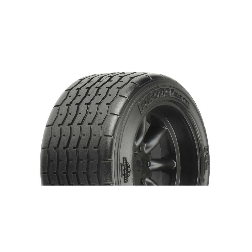 PRM 1/10 PROTOform VTA Rear 31mm VTA Tires Mounted 12mm Black Wh