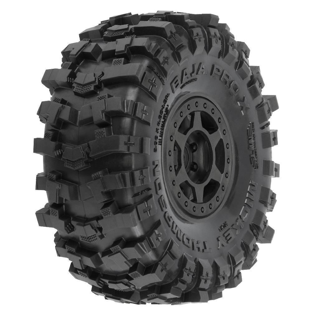 Proline 1/10 Mickey Thompson Baja Pro X G8 F/R 1.9In Mtd 12mm Blk Hol