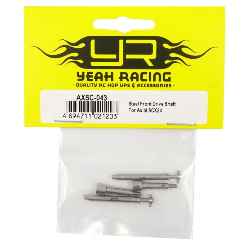 Yeah Racing Stainless Steel Front Drive Shaft For Axial SCX24