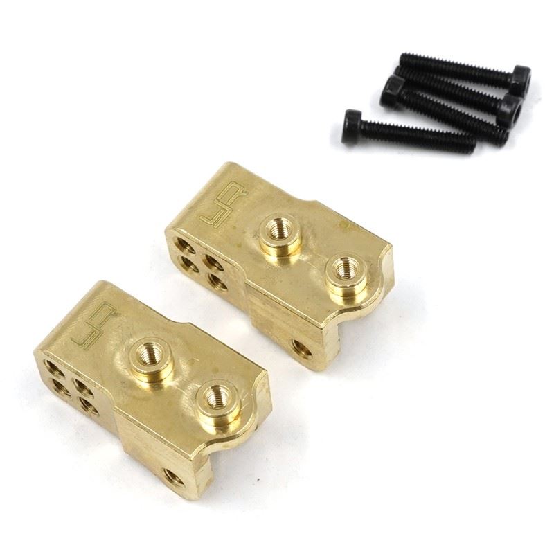 Yeah Racing Brass Front / Rear Suspension Link Mount 2 pcs For Element 1/10 Enduro