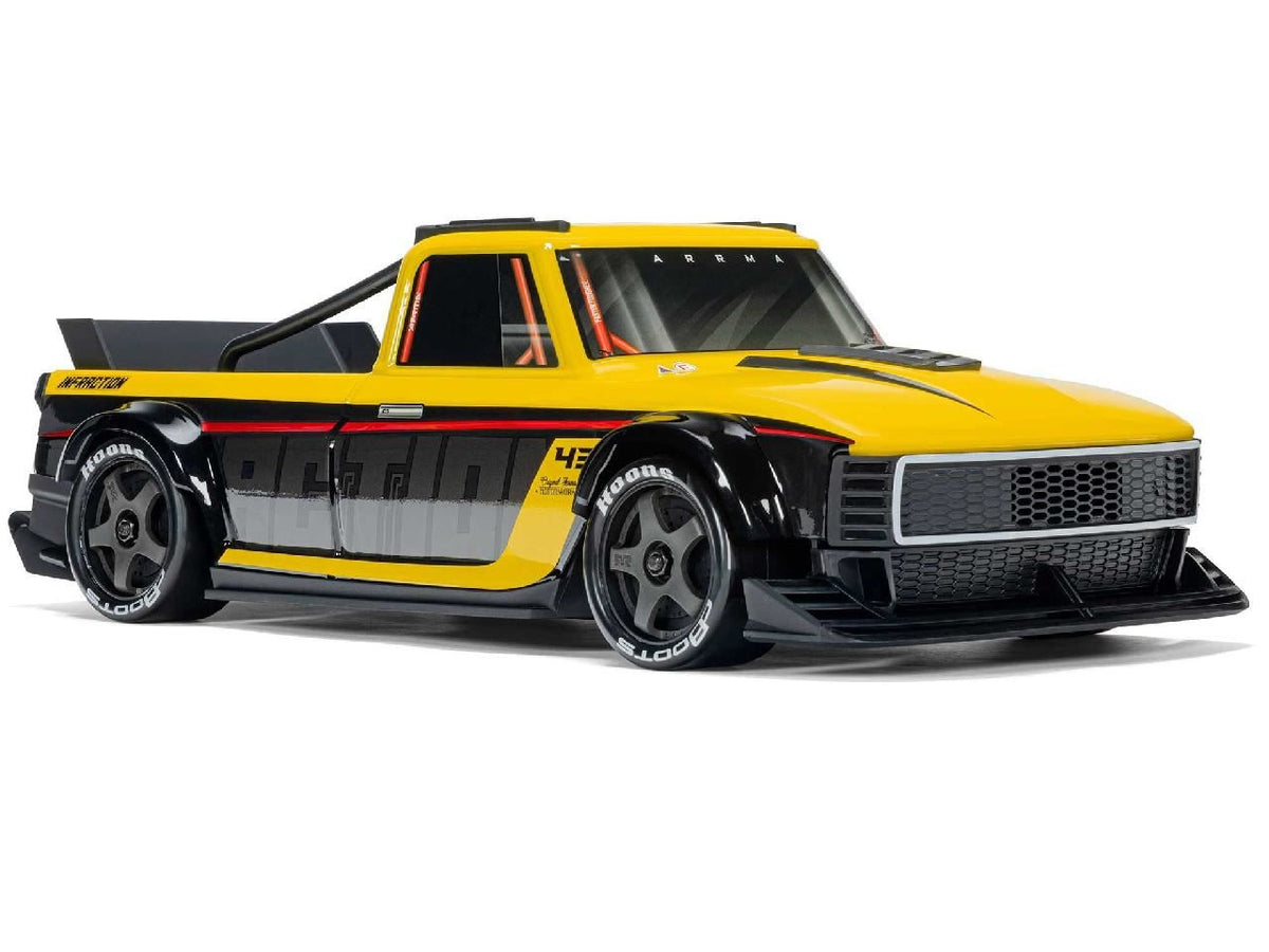 Arrma 1/12 Infraction Grom 3S Blx 4X4 Rtr W. Batt/Charg, Yel/Blk