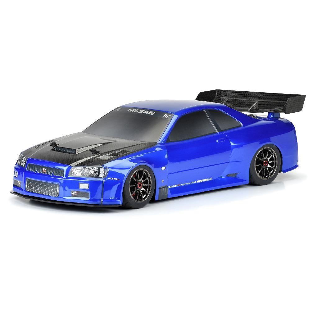 PRM 1/7 2002 Nissan Skyline GT-R R34 Painted Body (Blue): Infrac