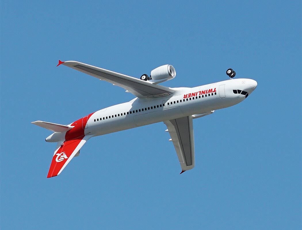 XFLY TWINLINER 40MM EDF JET w/o TX/RX/BATT BASE WHITE