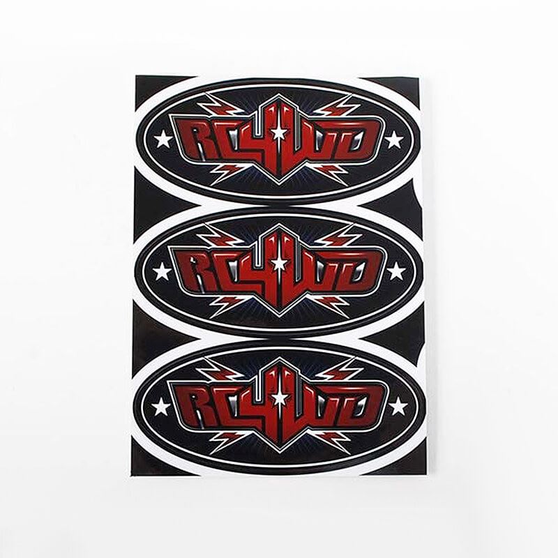 RC4WD LOGO DECAL SHEETS (4 )