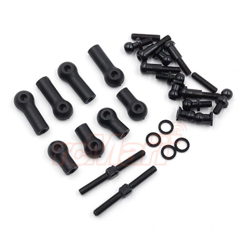 Yeah Racing G45 Steel Adjustable Steering Tie-Rod Set For TAWR-S01