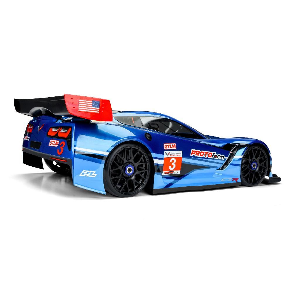 PRM 1/8 Chevrolet Corvette C7.R Clear Body: 1:8 GT (Short Wheelb