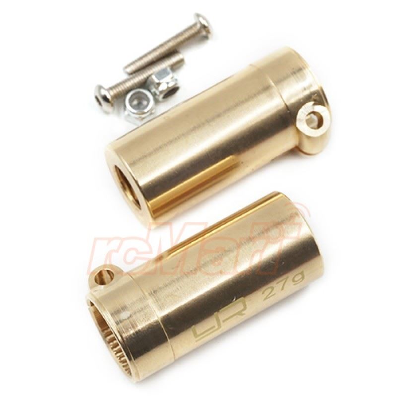 Yeah Racing Brass Rear Axle Lock Out 2pcs For Axial SCX10 II