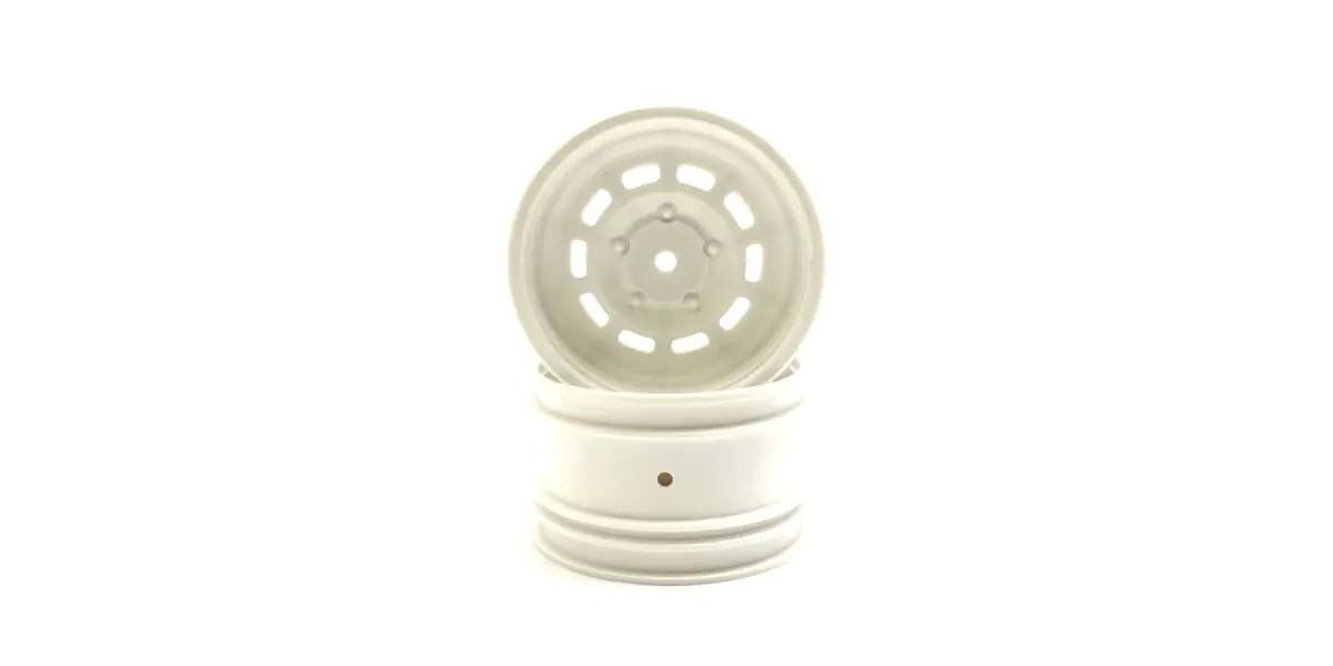 Rear Wheels 10 Holes White 2.2In (2) Kyosho Ep Lazer Sb Dirtcross