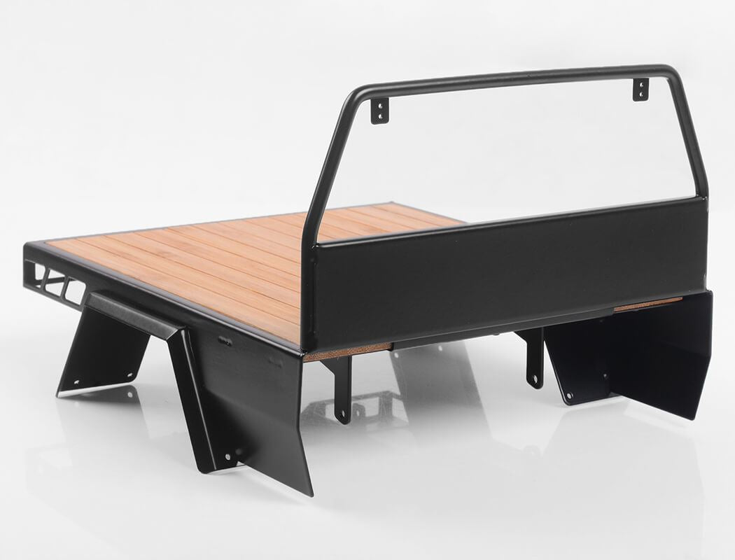 RC4WD WOOD FLATBED W/ MUDFLAPS FOR TF2 MOJAVE BODY