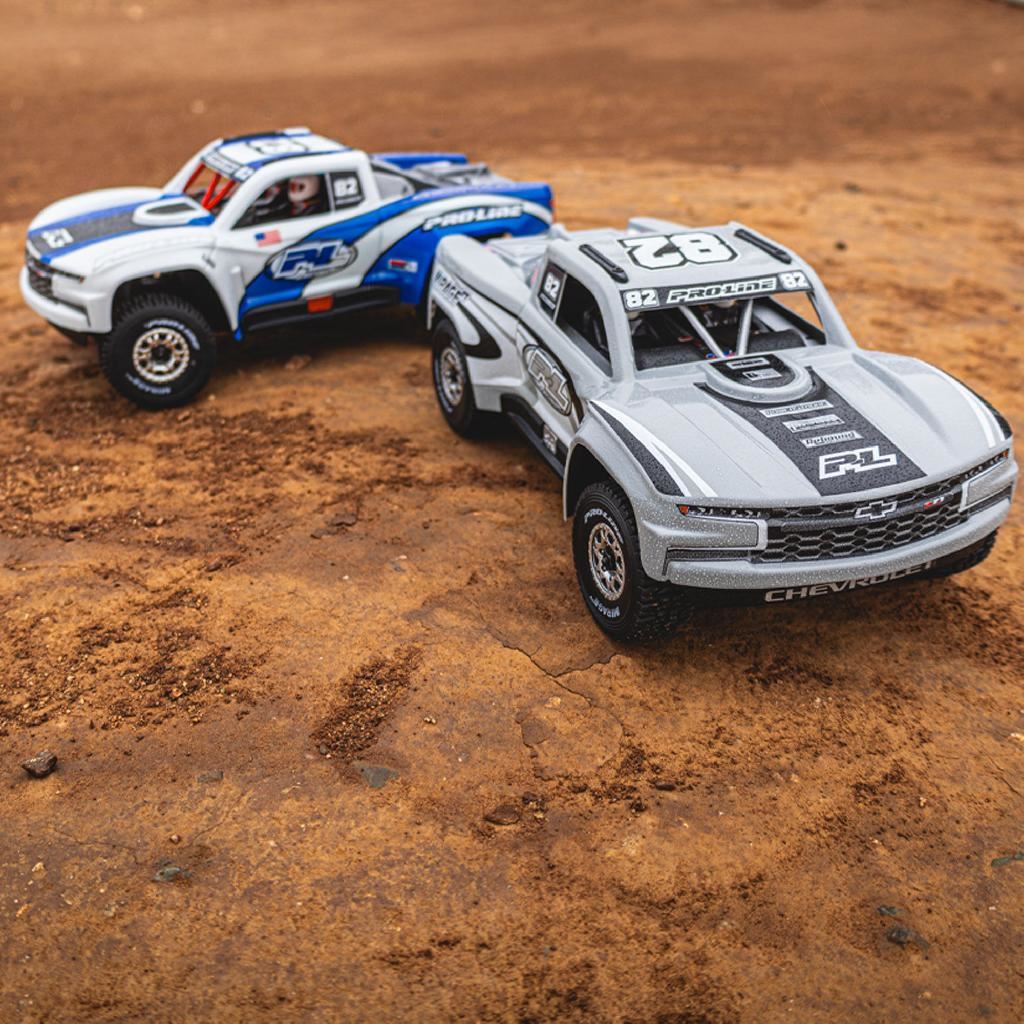 Pro 1/16 Pre-Cut 2019 Chevy Trophy Truck Tough-Color Gray Body:
