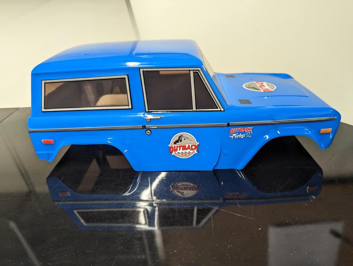 FTX OUTBACK PAINTED TREKA BODYSHELL - BLUE - GRADE B