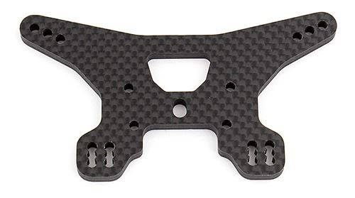 TEAM ASSOCIATED B64 REAR SHOCK TOWER, WOVEN CARBON FIBRE