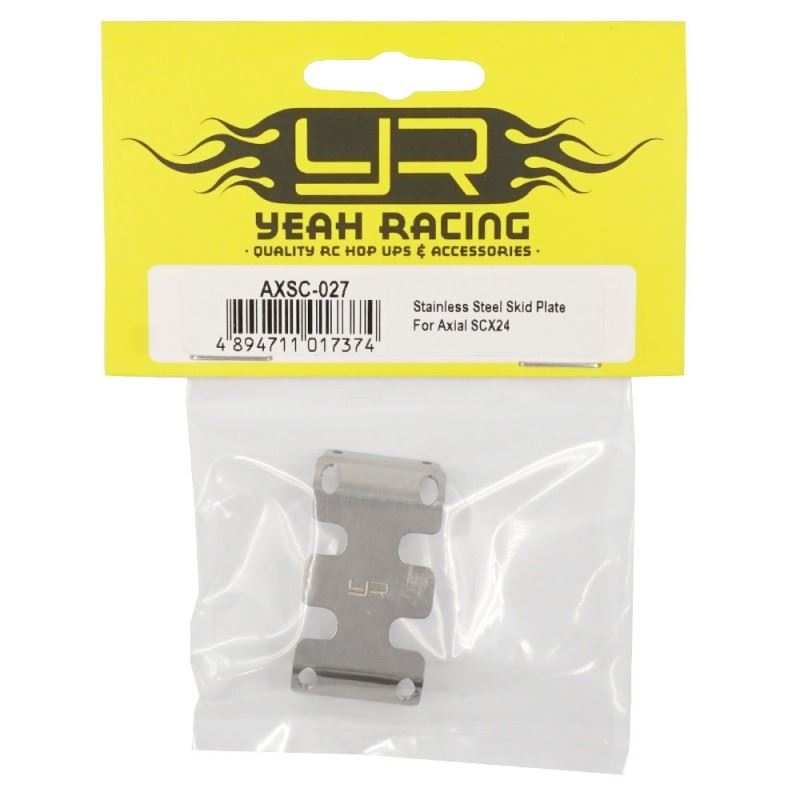 Yeah Racing Stainless Steel Skid Plate For Axial SCX24