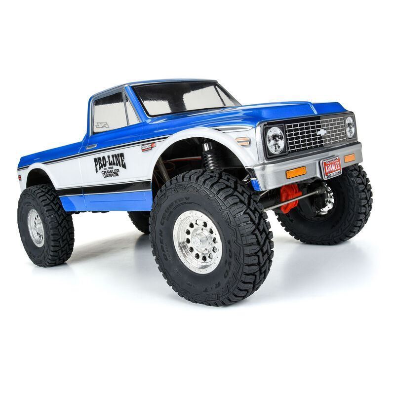 Proline 1/10 1972 Chevy K-10 Clear Body 12.3In Wheelbase Crawlers