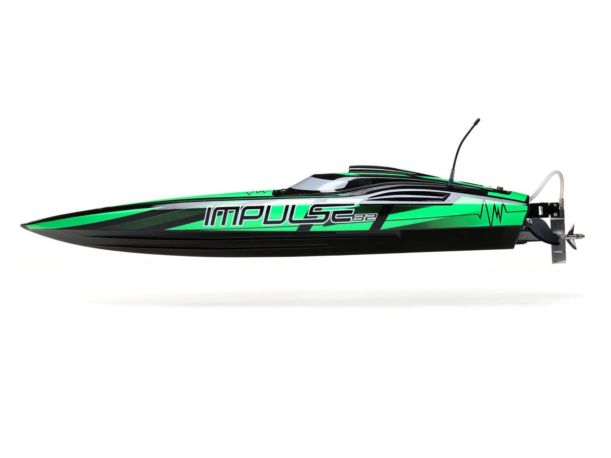 ProBoat Impulse 32 Brushless Deep-V RTR w/Smart, Black/Green