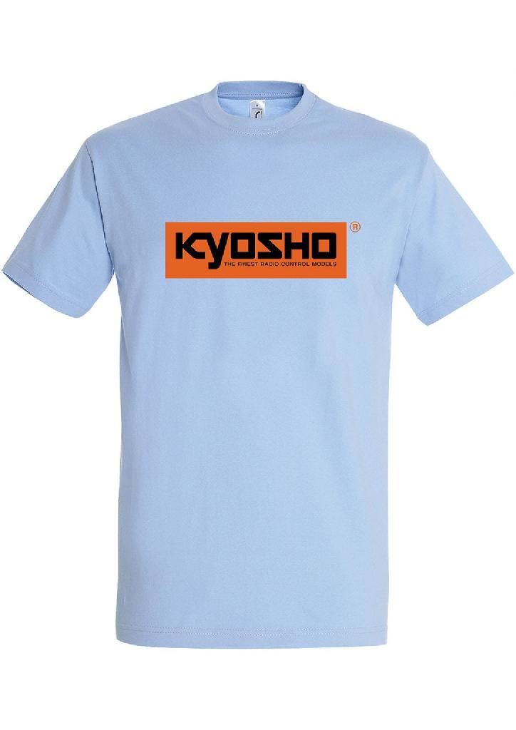 Kyosho T-Shirt Spring 24 Sky Blue/Orange - L