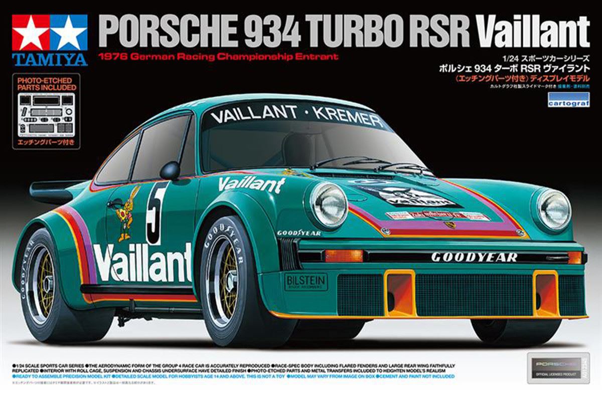 Tamiya 1/24 Porsche 934 Vaillant
