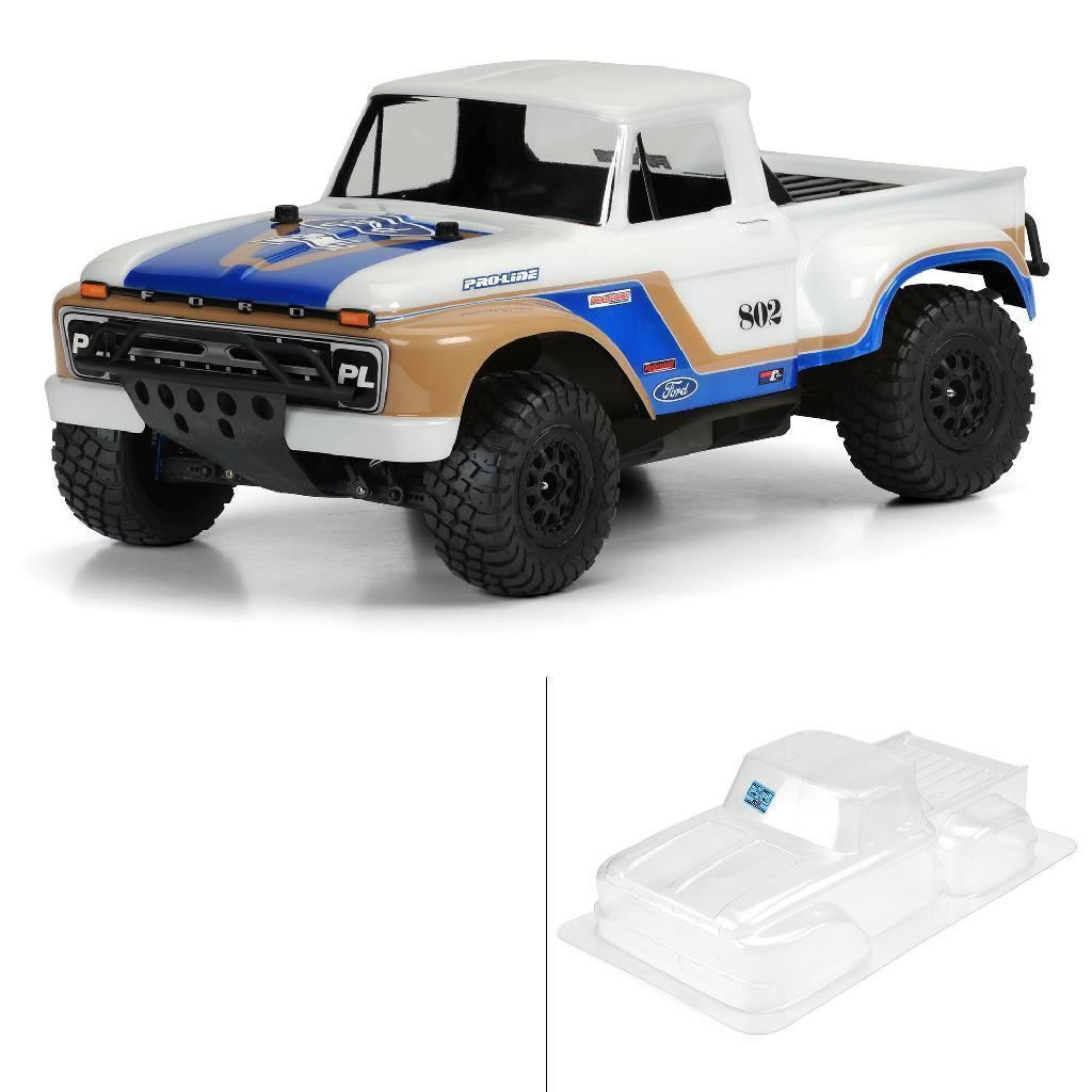 Proline 1/10 1966 Ford F-100 Clear Body: Short Course