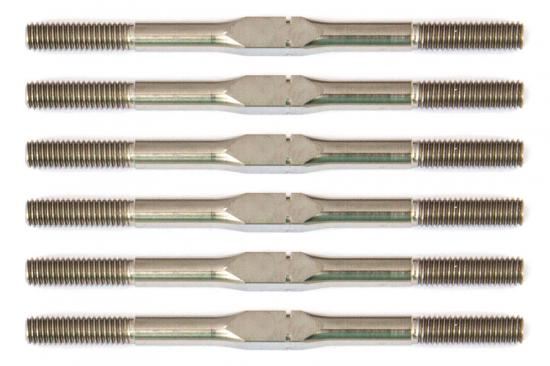 ASSOCIATED FT TITANIUM TURNBUCKLE SET 3X48MM RC10B6.1