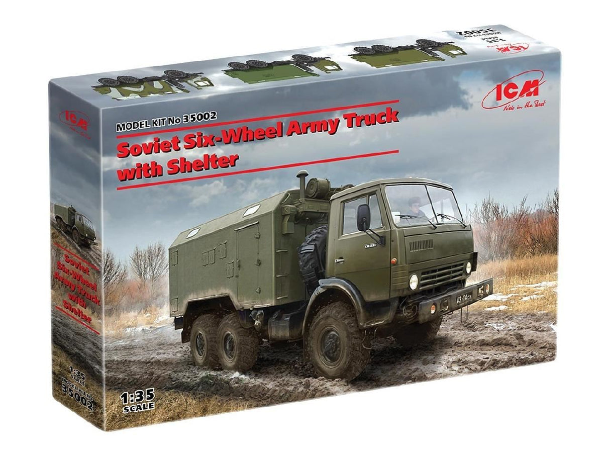 Icm Soviet Six-Wheel Army Truck With Shelter