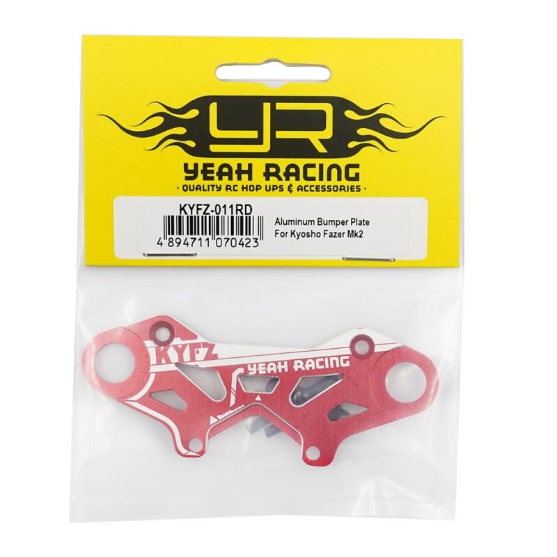 Yeah Racing Aluminum Bumper Plate For Kyosho 1/10 Fazer Mk2