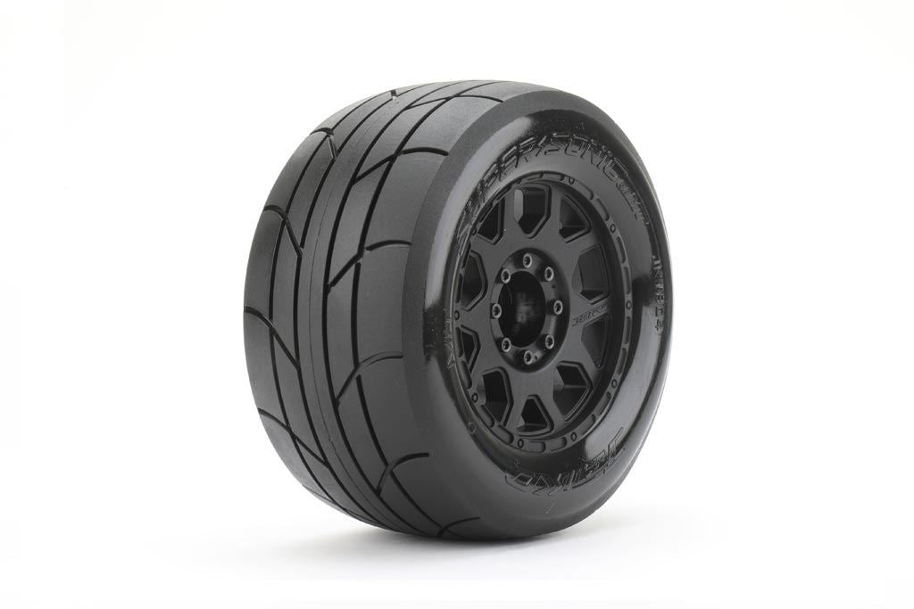 Jetko Ex Tyre Mt Slick Super Sonic Belted 3.8In Black Wheel 17Mm (2)
