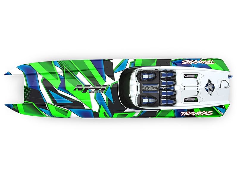 Traxxas DCM M41 Catamaran 40in VXL Brushless TSM - Green R