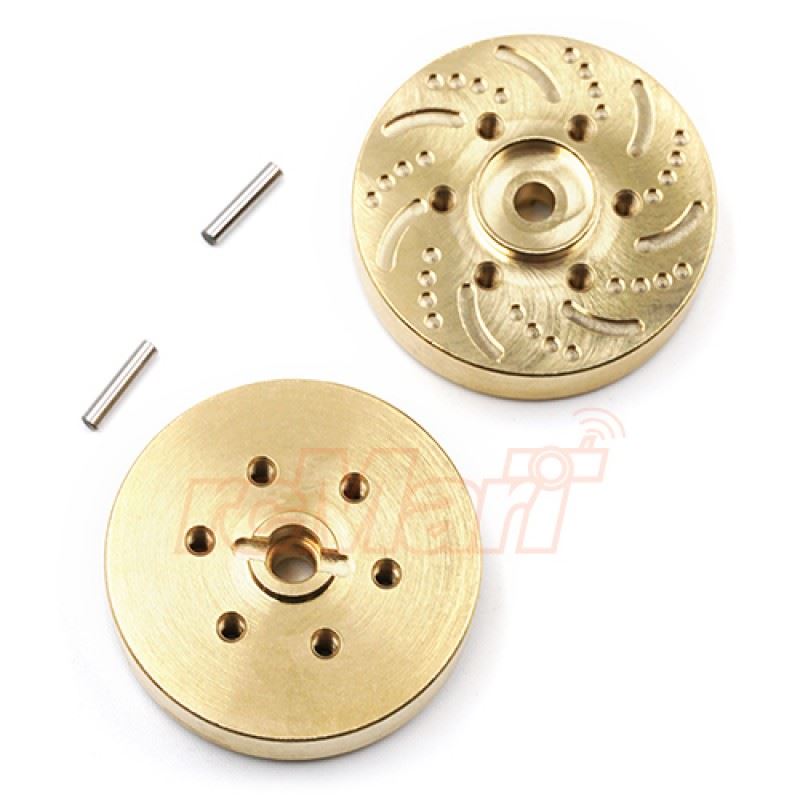 Yeah Racing Brass 53g Wheel Hubs 2pcs For Vanquish SSD YR 1.9 Wheels Enduro