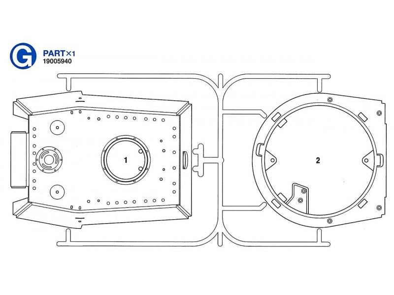 Tamiya G Parts For 56027