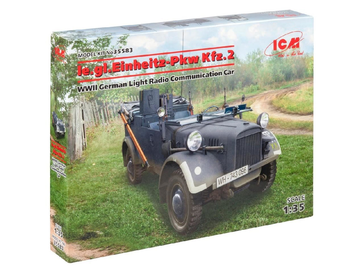 Icm Le.Gl.Einheitz-Pkw Kfz.2, Wwii German Light Radio Communication Car