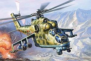 Zvesda 1/144 Mil-24 Vp