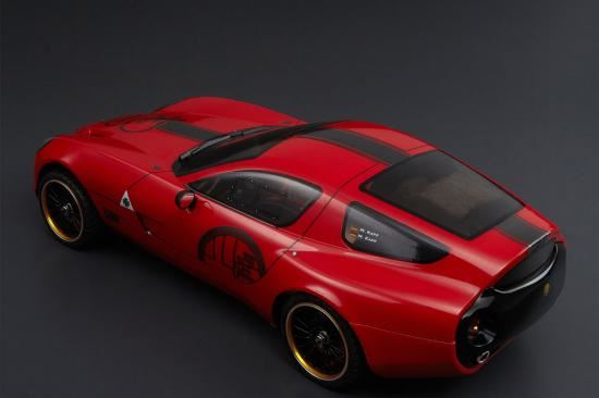 KILLERBODY ALFA ROMEO TZ3 CORSA 190MM CLEAR BODY