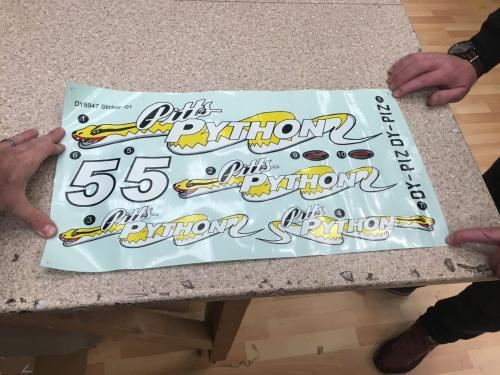 DYNAM PITTS DECAL (RED)