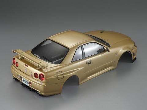 KILLERBODY NISSAN SKYLINE R34 195MM FINISHED BODY-GOLD