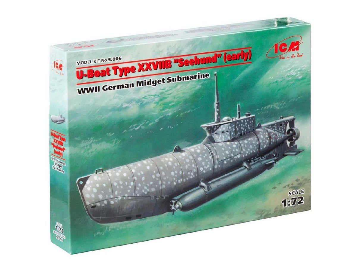 Icm U-Boat Type Xxviib 'Seehund' (Early), Wwii German Midget Submarine