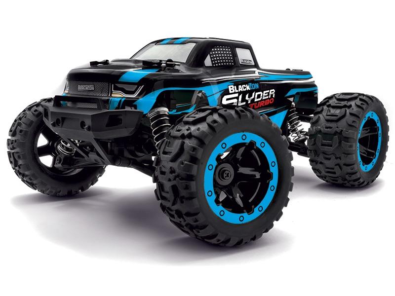 BlackZon Slyder MT Turbo 1/16 4WD 2S Brushless - Blue