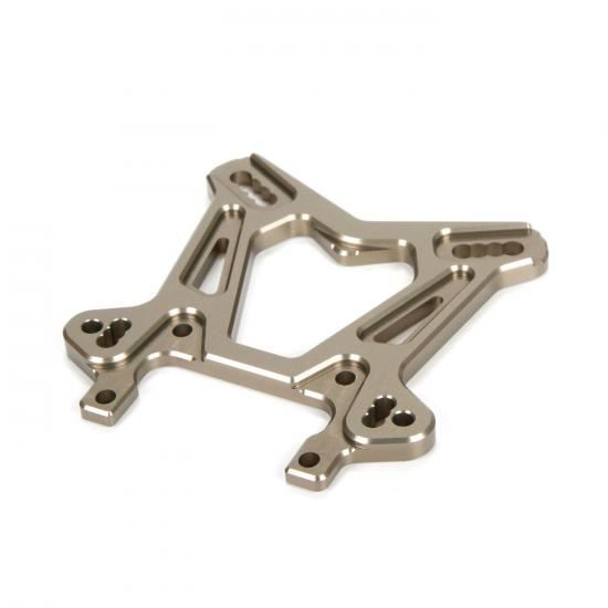 TLR Front Shock Tower, Aluminum: 8IGHT 4.0
